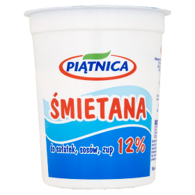 Piątnica Śmietana 12% 400G