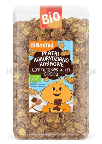 Płatki Kukurydziano-Kakaowe Bio 300 G - Biominki [BIO]