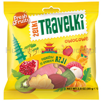 Wawel Żelki Travelki Smaki Azji 80G