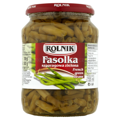 Rolnik Fasolka Szparagowa Zielona 720 Ml