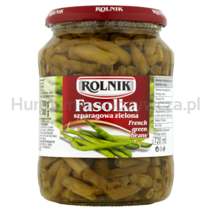 Rolnik Fasolka Szparagowa Zielona 720 Ml