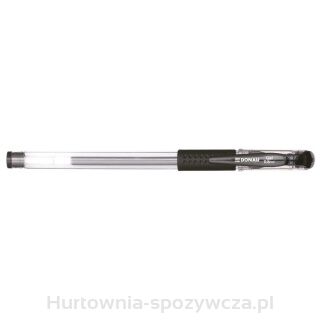 Długopis Żelowy Donau Z Wodoodpornym Tuszem 0,5Mm, Czarny
