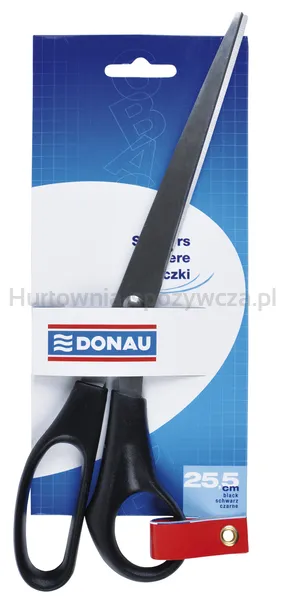 Nożyczki Biurowe Donau, Klasyczne, 25,5Cm, Czarne