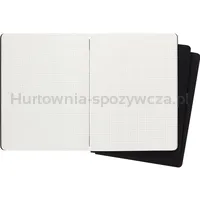 Zestaw 3 Zeszytów Moleskine Cahier Journals Xl (19X25Cm) W Kratkę, 120 Stron, Czarny - 4