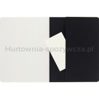 Zestaw 3 Zeszytów MOLESKINE Cahier Journals XL (19x25cm) w kratkę, 120 stron, czarny - 6