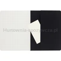 Zestaw 3 Zeszytów MOLESKINE Cahier Journals XL (19x25cm) w kratkę, 120 stron, czarny - 6