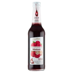 Excellence Syrop Malinowy Zawiera Źródło Witamin B6 I B12.Witalność 320 Ml 