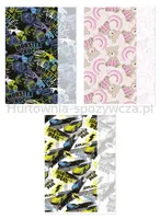 Zeszyt szkolny GIMBOO, A4, w 3 linie, 32 kart., 70gsm, mix wzorów - 4
