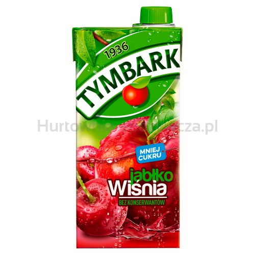 Tymbark Napój Jabłko Wiśnia 1 L