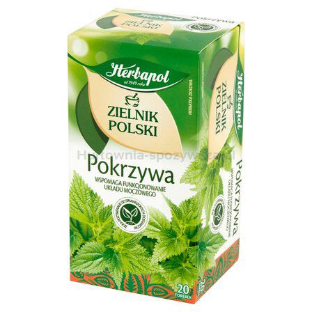 Herbata HERBAPOL Zielnik Polski, pokrzywa, 20 torebek