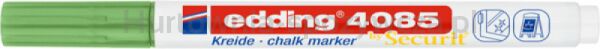 Edding Marker kredowy e-4085 1-2 mm, metaliczny zielony  - 2