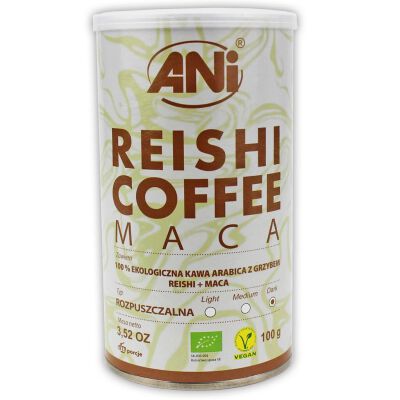 Kawa Rozpuszczalna "Reishi + Maca" Bio 100 G - Ani [BIO]