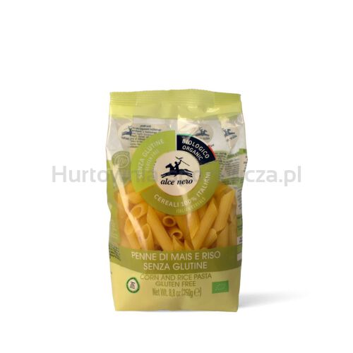 Makaron (Kukurydziano - Ryżowy) Penne Bezglutenowy Bio 250 G - Alce Nero [BIO]