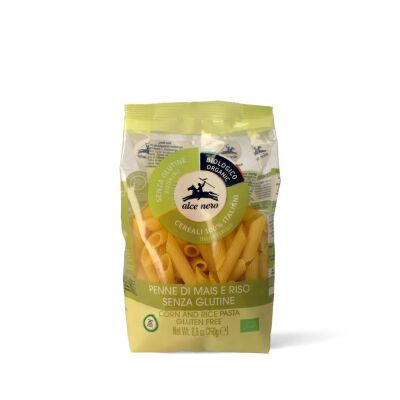 Makaron (Kukurydziano - Ryżowy) Penne Bezglutenowy Bio 250 G - Alce Nero [BIO]