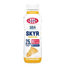 Mlekovita Jogurt Skyr typu islandzkiego wysokobiałkowy 0% tł. szarlotka SBA 330g