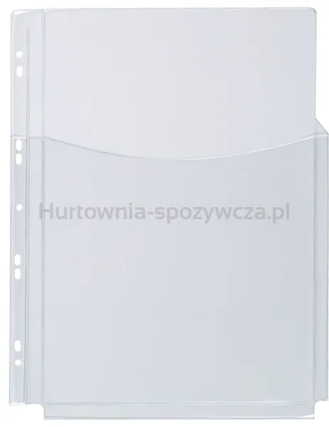 Koszulki Na Katalogi Q-Connect, Pvc, 3/4A4, Krystal, 180Mikr., 5Szt.