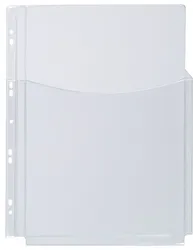 Koszulki na katalogi Q-CONNECT, PVC, 3/4A4, krystal, 180mikr., 5szt.