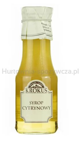 Syrop Cytrynowy Bezglutenowy 355 G (280 Ml) - Krokus [BIO]