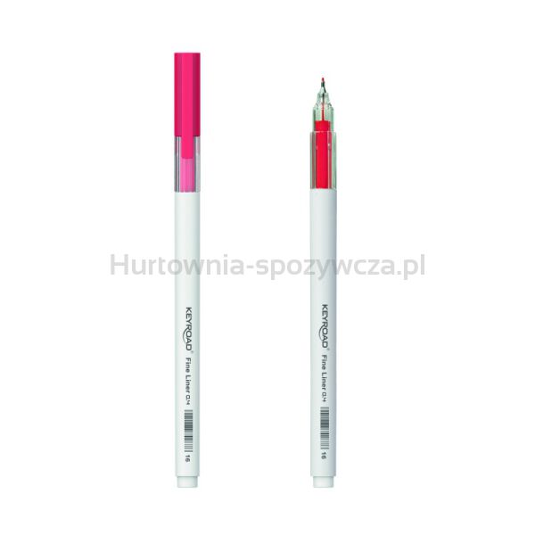 Cienkopis KEYROAD, 0,4mm, 4 szt., blister - 5