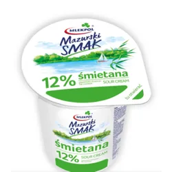 Mazurski Smak Śmietana 12% 400G