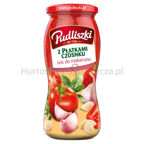 Pudliszki Sos Pomidorowy Z Płatkami Czosnku 500G