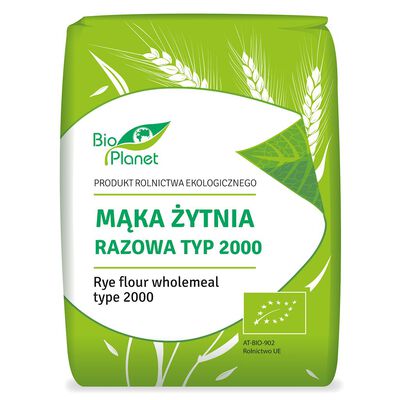 Bio Planet Mąka Żytnia Razowa Typ 2000 Bio 1 Kg [BIO]