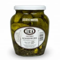 Ogórki Konserwowe 680 G / 360 G