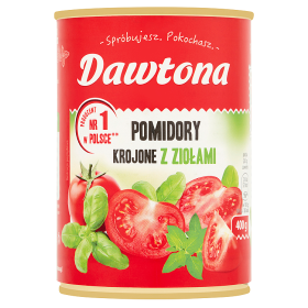 Dawtona Pomidory Krojone Z Ziołami 400G 