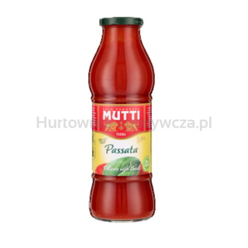 Mutti Passata z bazylią butelka 700 g