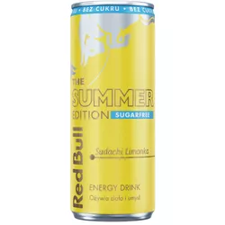 Red Bull Summer Edition napój energetyczny bez cukru sudachi limonka 250 ml