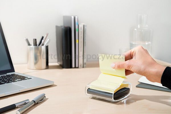 Ekologiczne Post-It Karteczki samoprzylepneZ-Notes (R330-1B), 76x76mm, 6 bl. x 100 kart., żółte  - 3