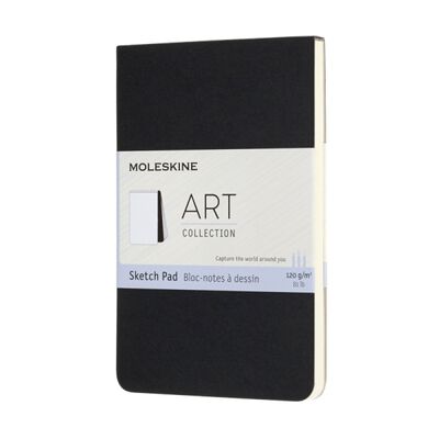 Moleskine Art Sketch Pad Album P (9x14 cm), 48 stron, czarny [BIURO]