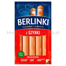 Berlinki z szynki 80% 225 g