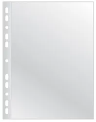 Q-Connect Koszulki na dokumenty poszerzane, PP, A4, groszkowe, 40mikr., 100szt. 