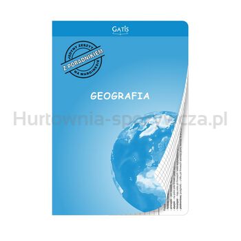 Zeszyt do geografii A5 60 kartek kratka Gatis