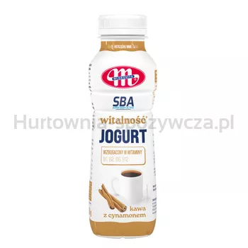 Mlekovita Jogurt kawa z cynamonem wzbogacony SBA 330g