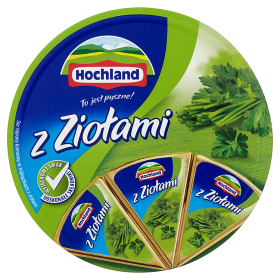 Hochland Z Ziołami Ser Kremowy Topiony W Trójkącikach 180 G