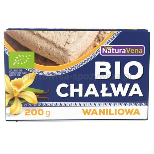 Chałwa O Smaku Waniliowym Bio 200 G - Naturavena [BIO]