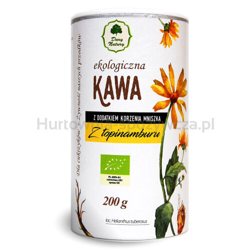 Kawa Z Topinamburu Z Korzeniem Mniszka Bio 200 G - Dary Natury [BIO]