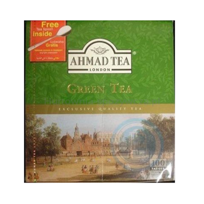 Ahmad Herbata Green 100Torebek<br>(Data przydatności 30.06.2025)