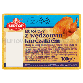 Sertop Ser Topiony Z Wędzonym Kurczakiem Kostka 100 G