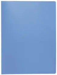 Q-Connect Teczka ofertowa, PP, A4, 380mikr., 20 koszulek, transparentna niebieska 