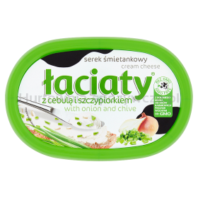 Łaciaty Serek Śmietankowy Cebula I Szczypior 135G