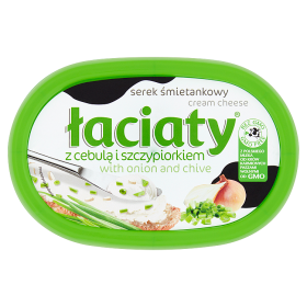 Łaciaty Serek Śmietankowy Cebula I Szczypior 135G