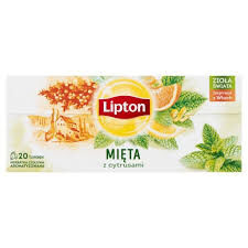 Lipton Herbata  Mięta Z Cytrusami 20 Torebek