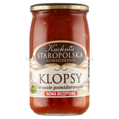 Kuchnia Staropolska Klopsy W Sosie Pomidorowym 700 G