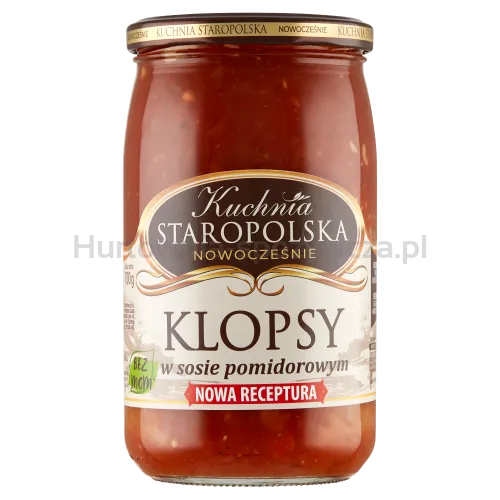 Kuchnia Staropolska Klopsy W Sosie Pomidorowym 700 G