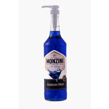 Syrop Monzini Blue Curacao 1L Z Pompką