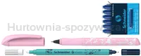 Pióro kulkowe SCHNEIDER Easy Set, wymazywacz, 6 nabojów, blister, mix kolorów - 4
