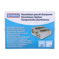Donau Temperówka aluminiowa, podwójna, srebrna  - 3